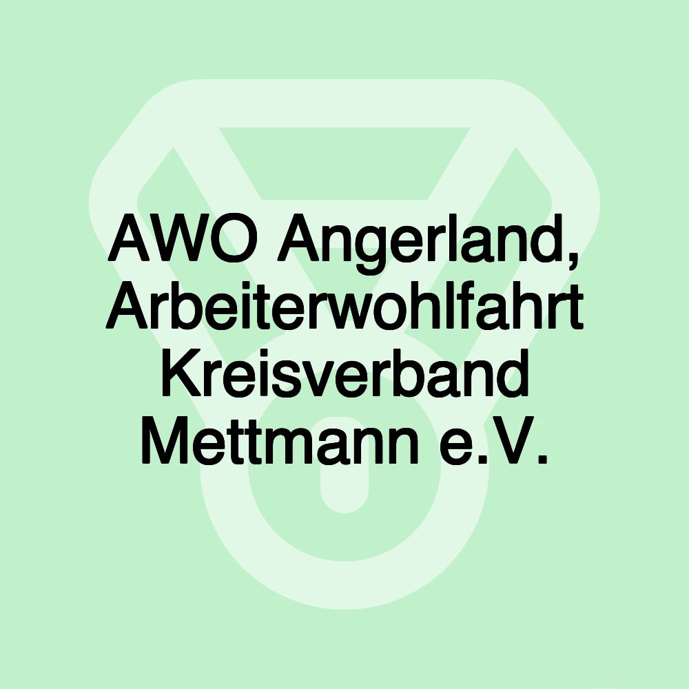 AWO Angerland, Arbeiterwohlfahrt Kreisverband Mettmann e.V.