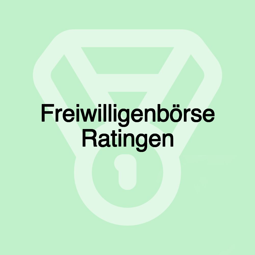 Freiwilligenbörse Ratingen