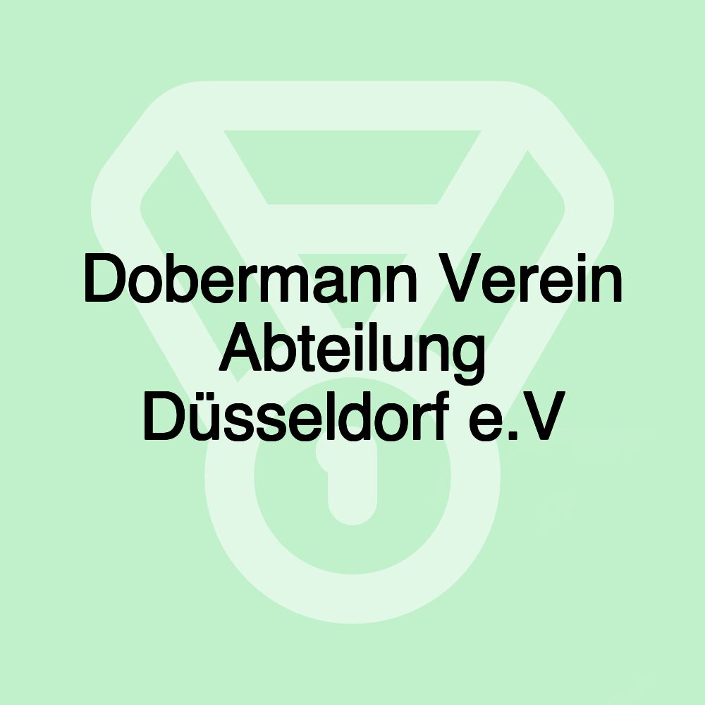 Dobermann Verein Abteilung Düsseldorf e.V