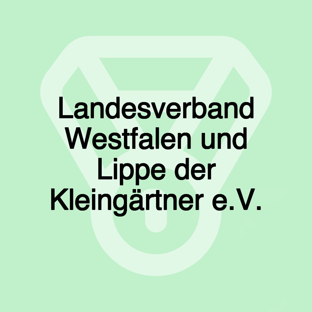 Landesverband Westfalen und Lippe der Kleingärtner e.V.