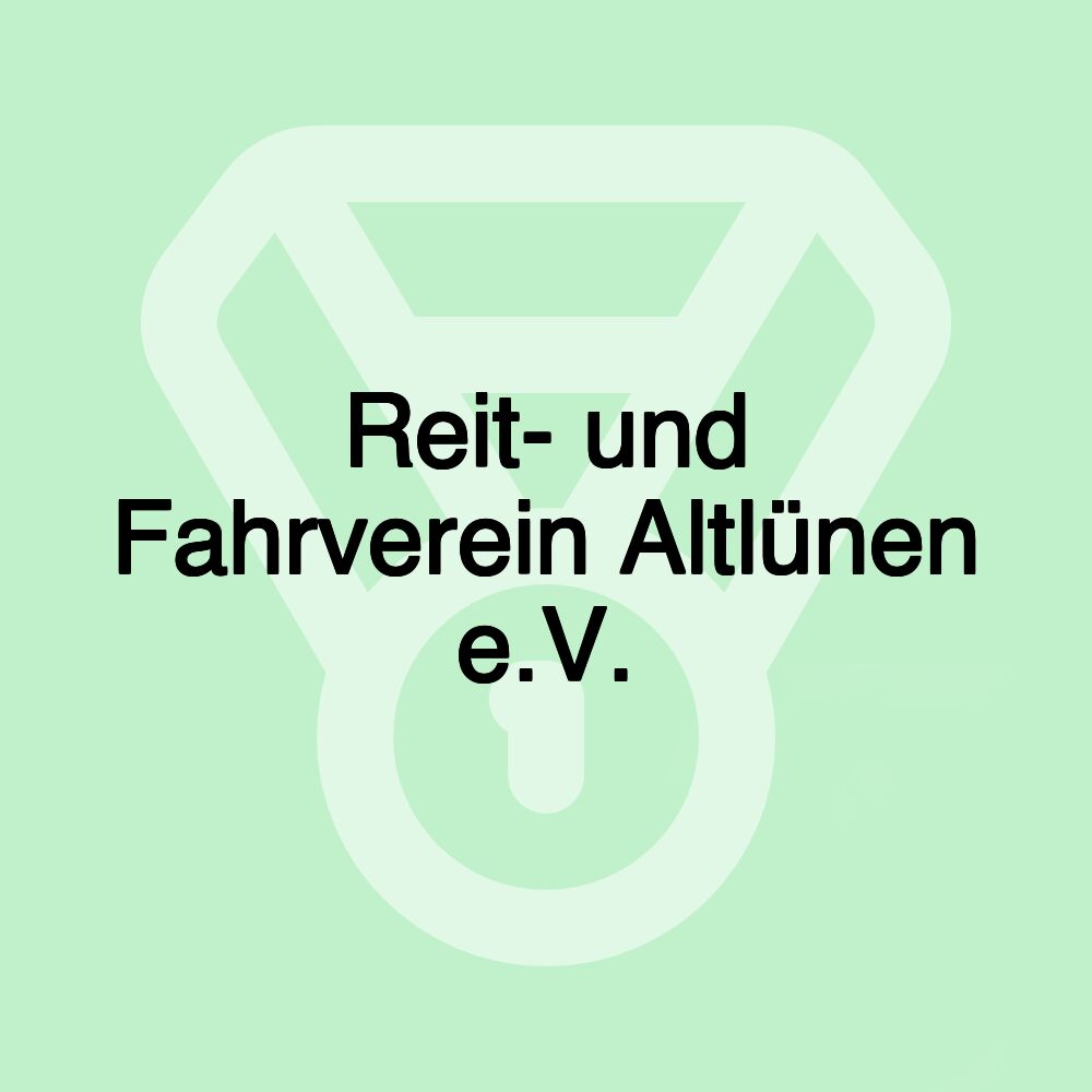 Reit- und Fahrverein Altlünen e.V.