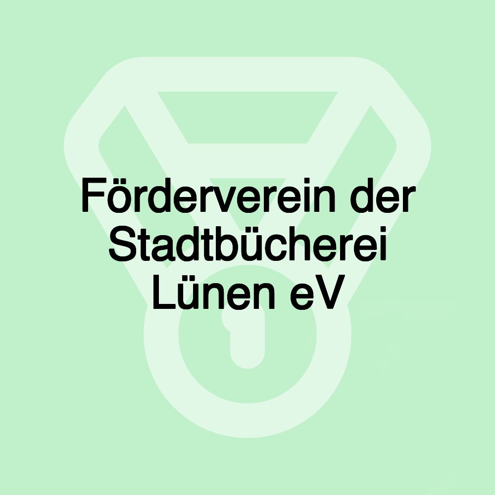 Förderverein der Stadtbücherei Lünen eV