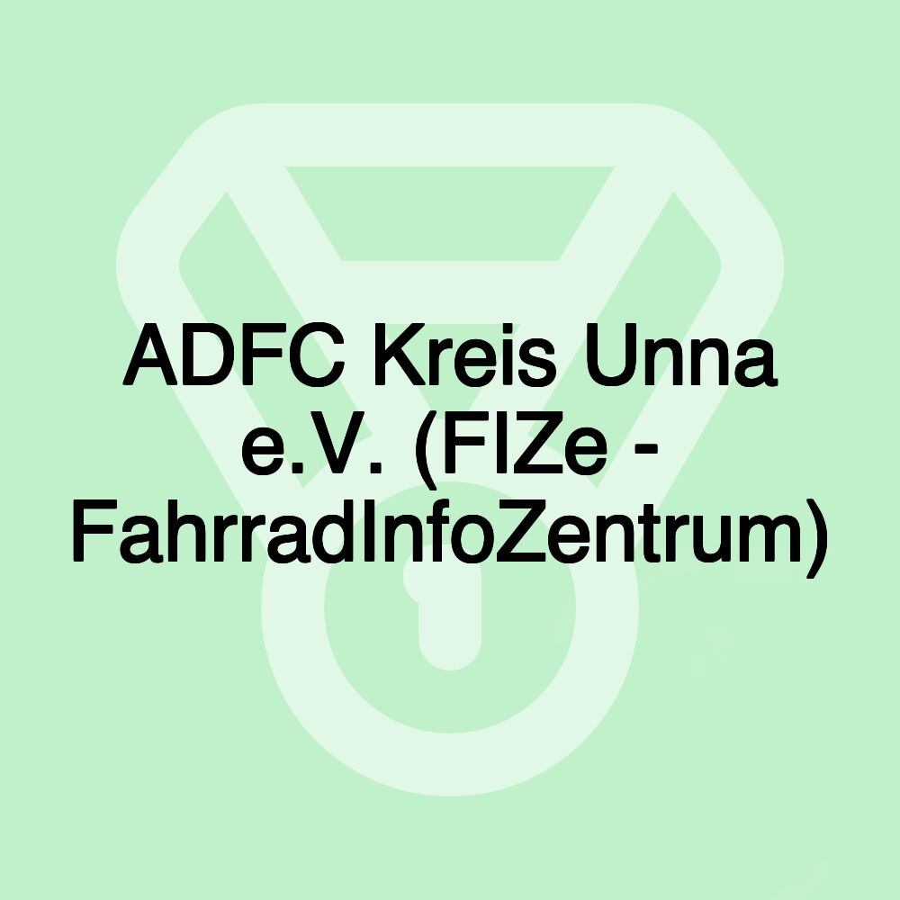 ADFC Kreis Unna e.V. (FIZe - FahrradInfoZentrum)