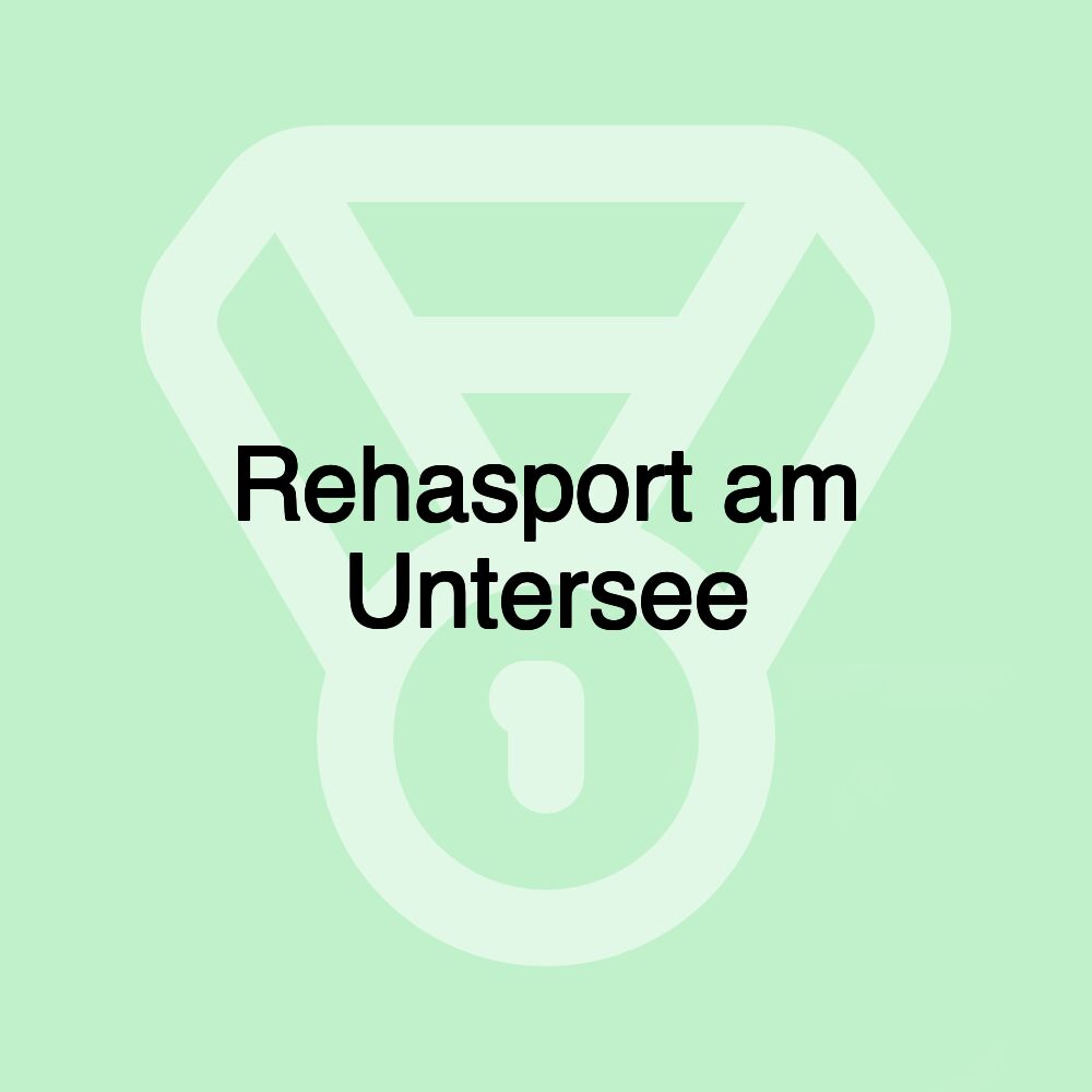 Rehasport am Untersee