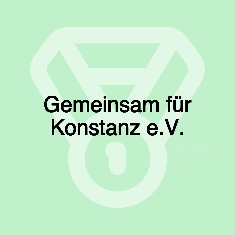 Gemeinsam für Konstanz e.V.