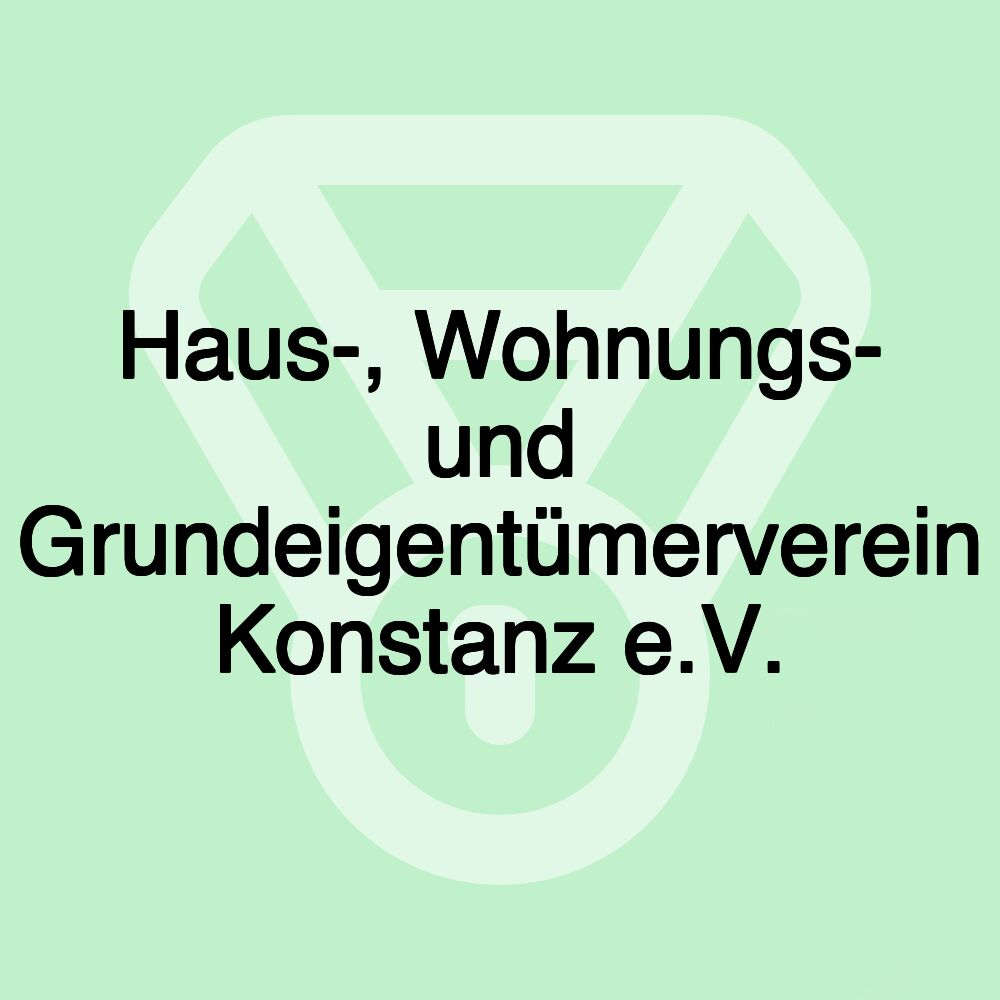 Haus-, Wohnungs- und Grundeigentümerverein Konstanz e.V.