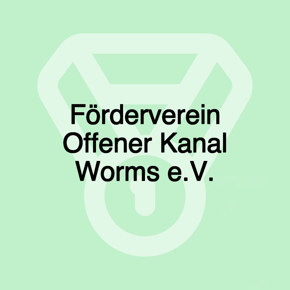 Förderverein Offener Kanal Worms e.V.