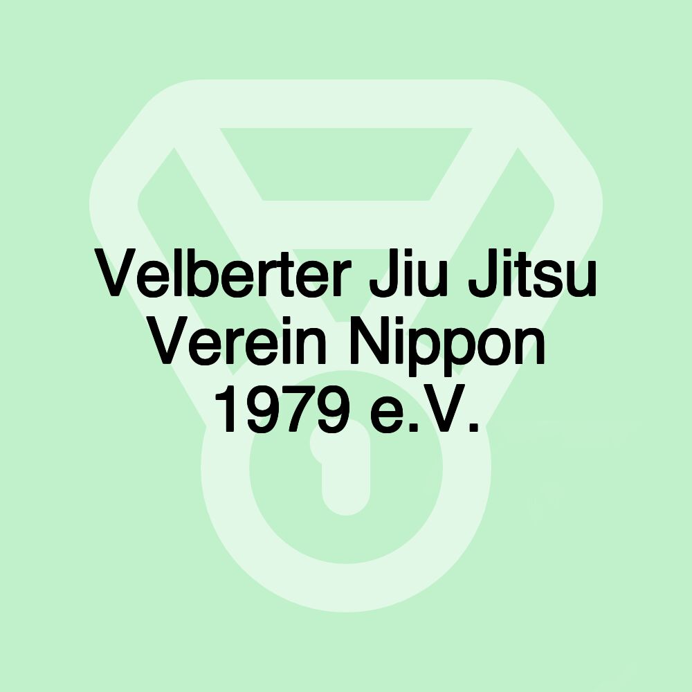 Velberter Jiu Jitsu Verein Nippon 1979 e.V.