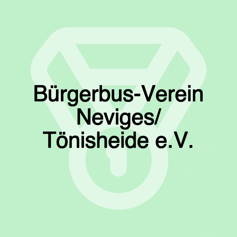 Bürgerbus-Verein Neviges/ Tönisheide e.V.