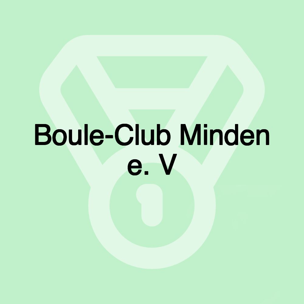 Boule-Club Minden e. V