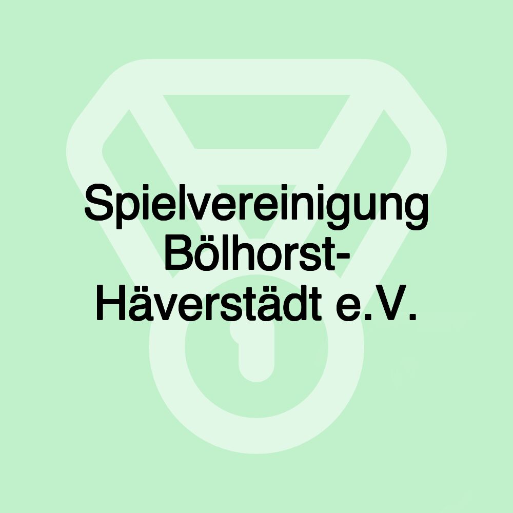 Spielvereinigung Bölhorst- Häverstädt e.V.