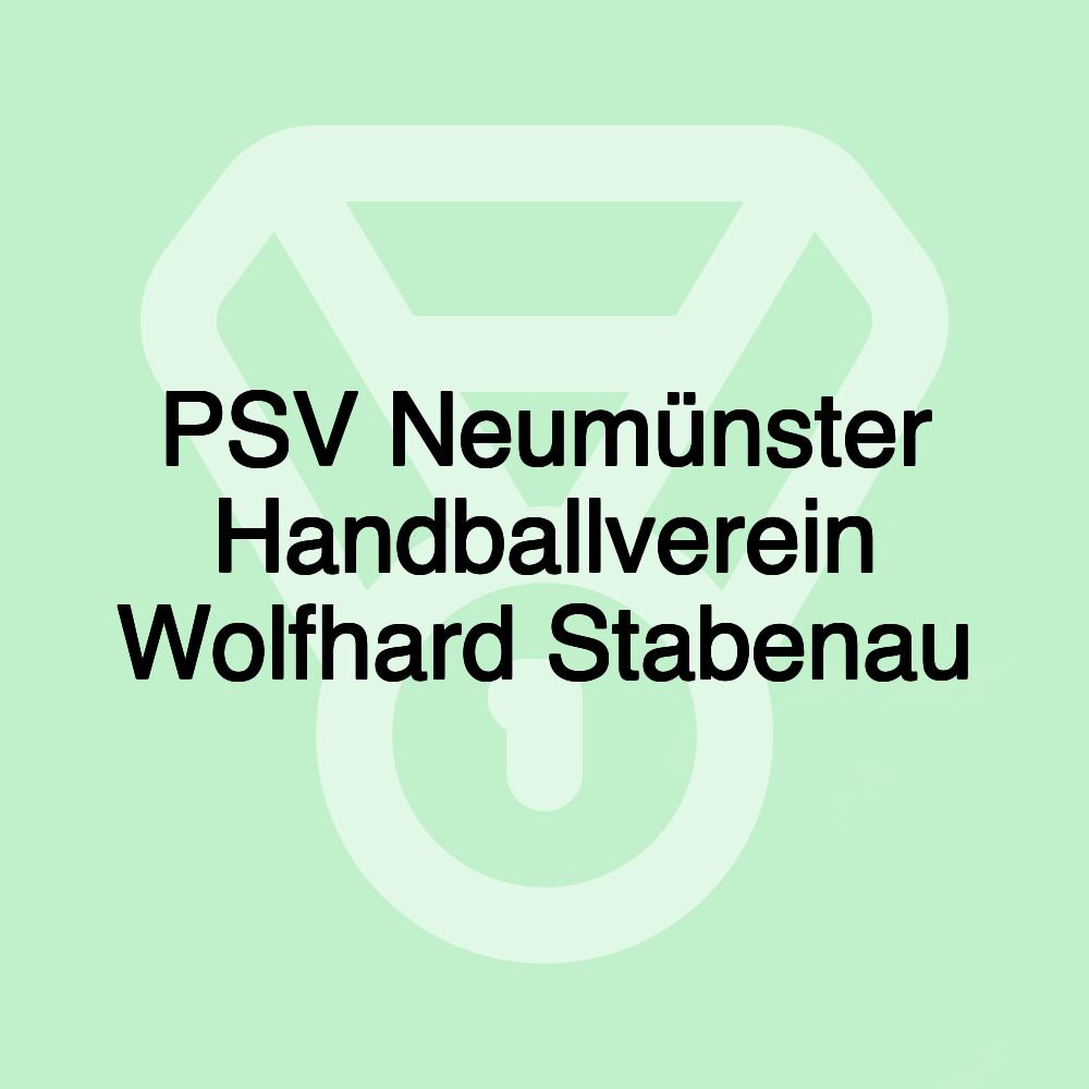 PSV Neumünster Handballverein Wolfhard Stabenau