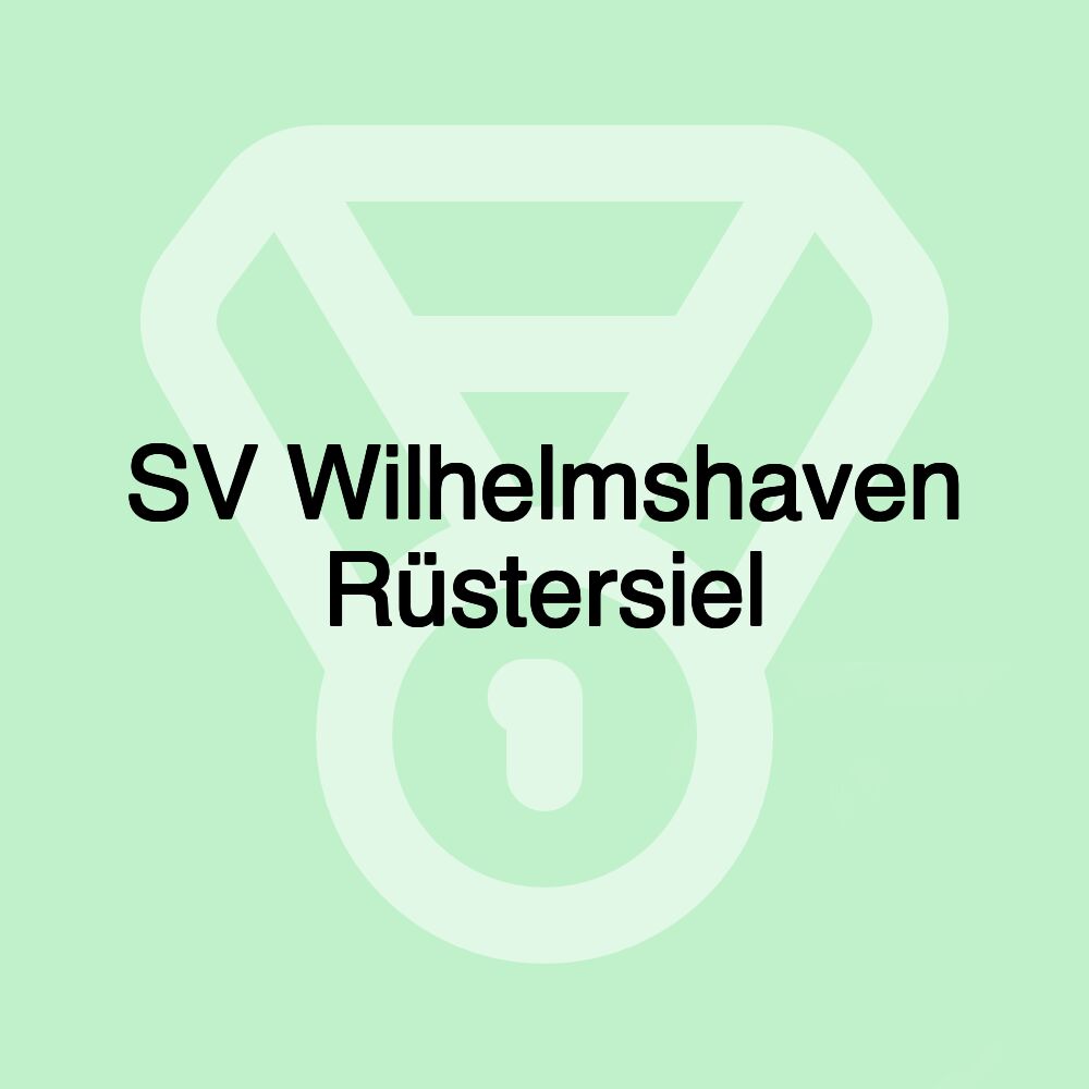 SV Wilhelmshaven Rüstersiel