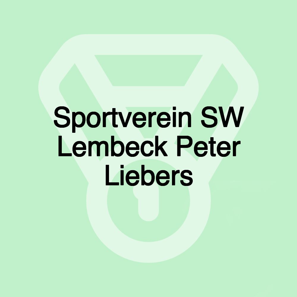 Sportverein SW Lembeck Peter Liebers