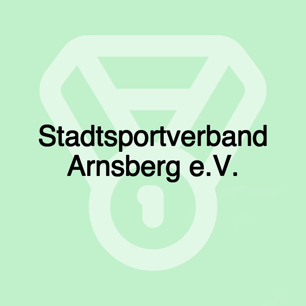 Stadtsportverband Arnsberg e.V.