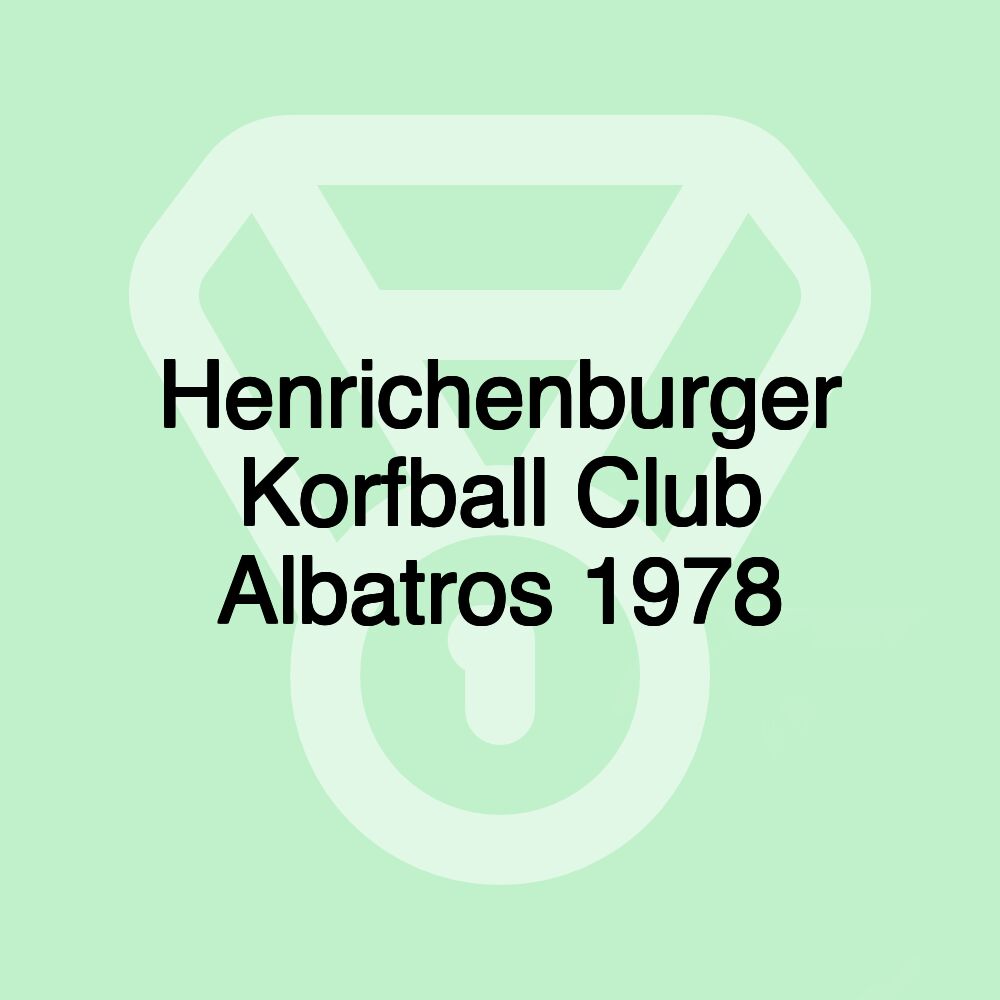 Henrichenburger Korfball Club Albatros 1978