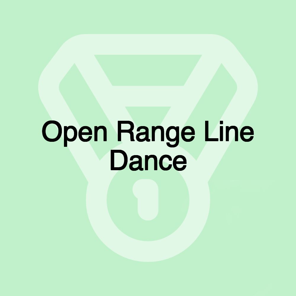 Open Range Line Dance