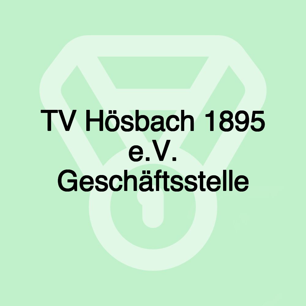 TV Hösbach 1895 e.V. Geschäftsstelle