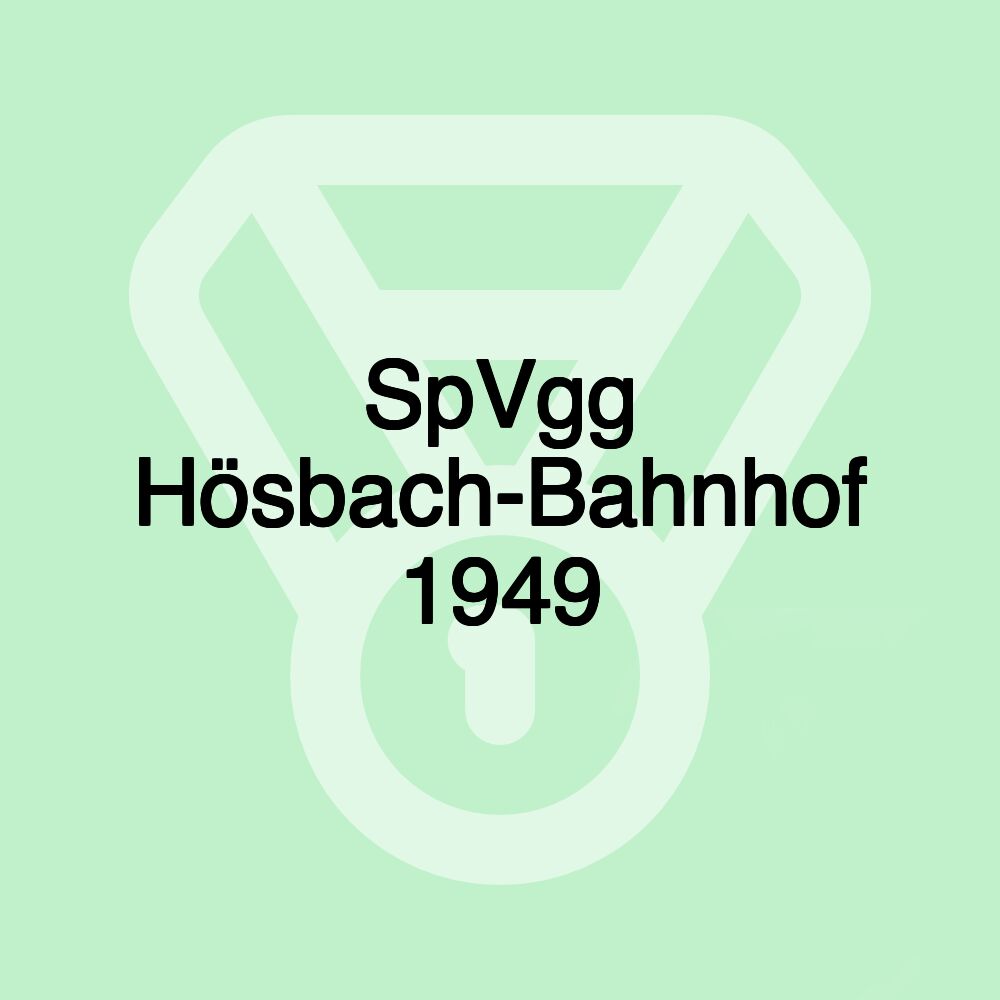 SpVgg Hösbach-Bahnhof 1949