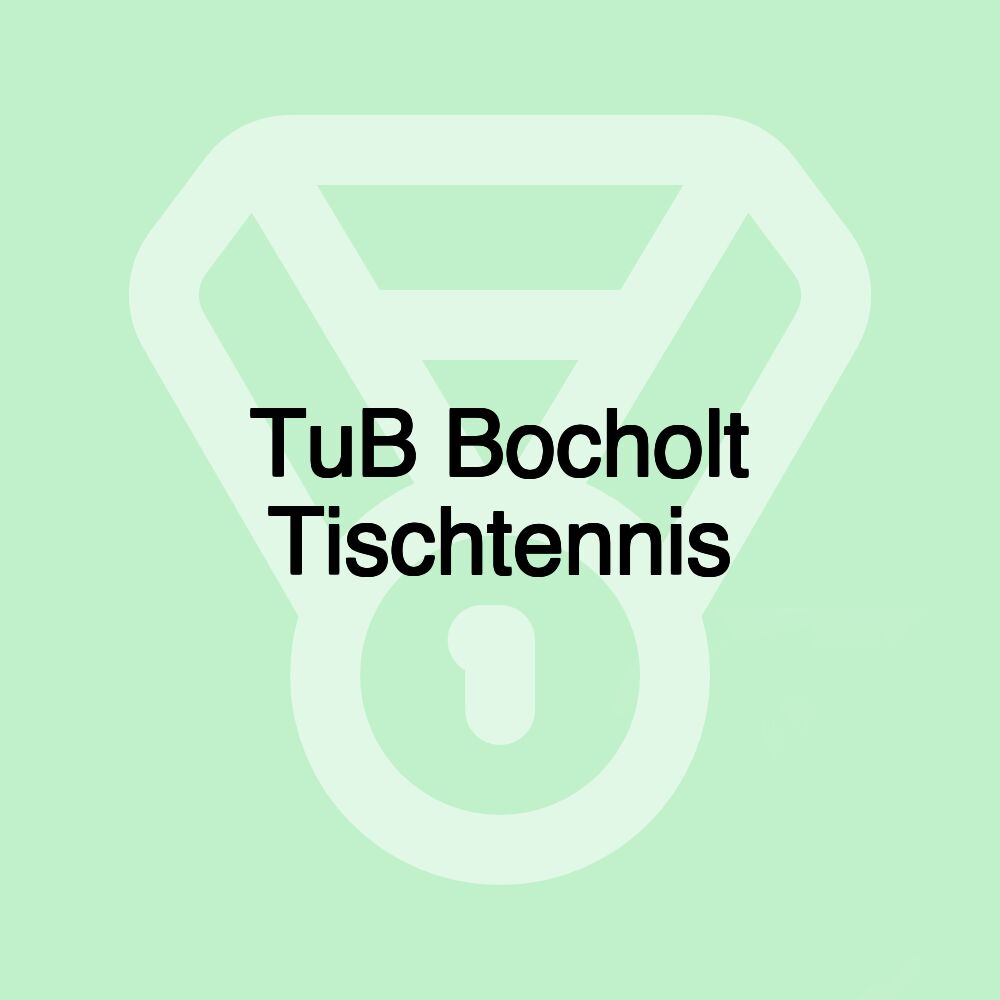 TuB Bocholt Tischtennis