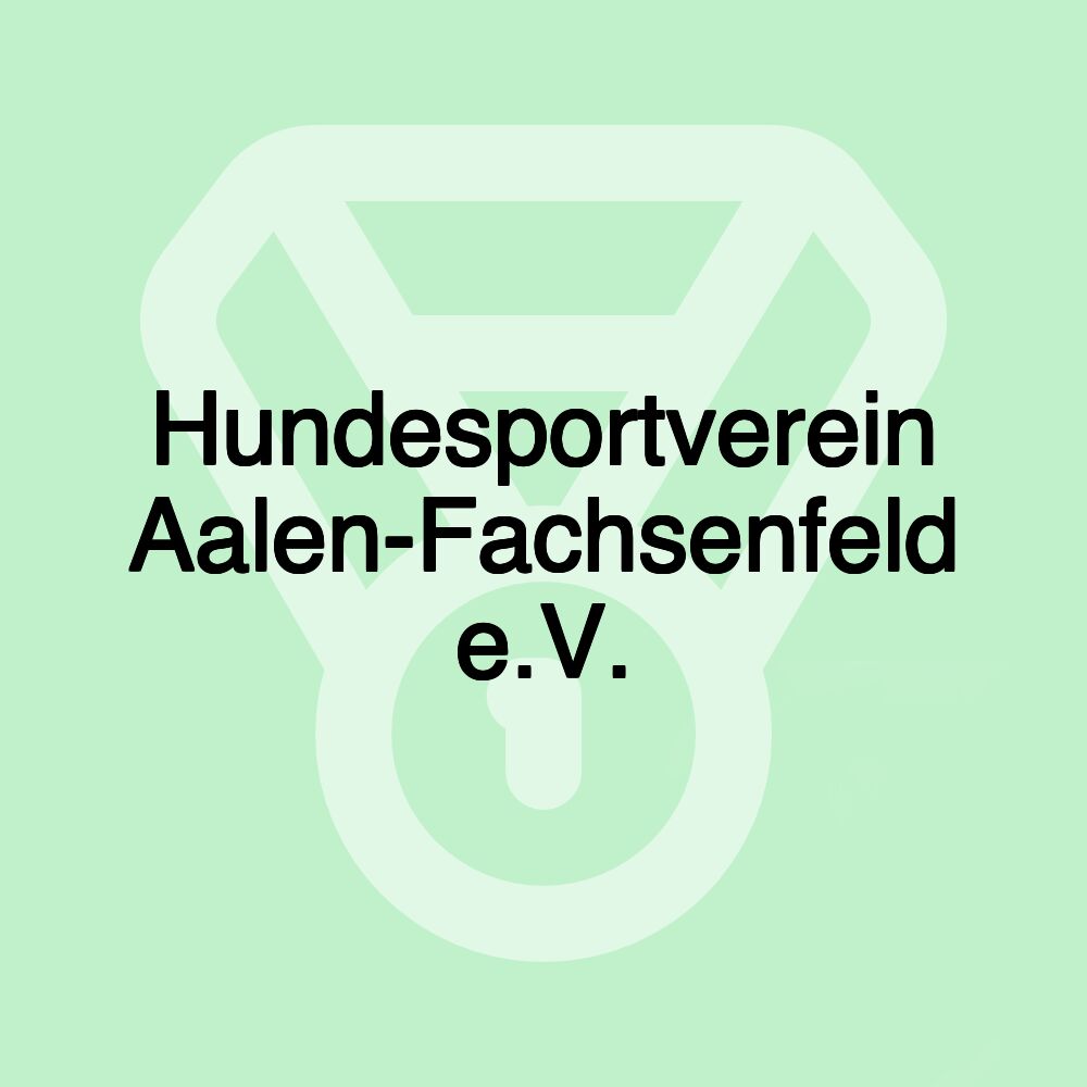 Hundesportverein Aalen-Fachsenfeld e.V.