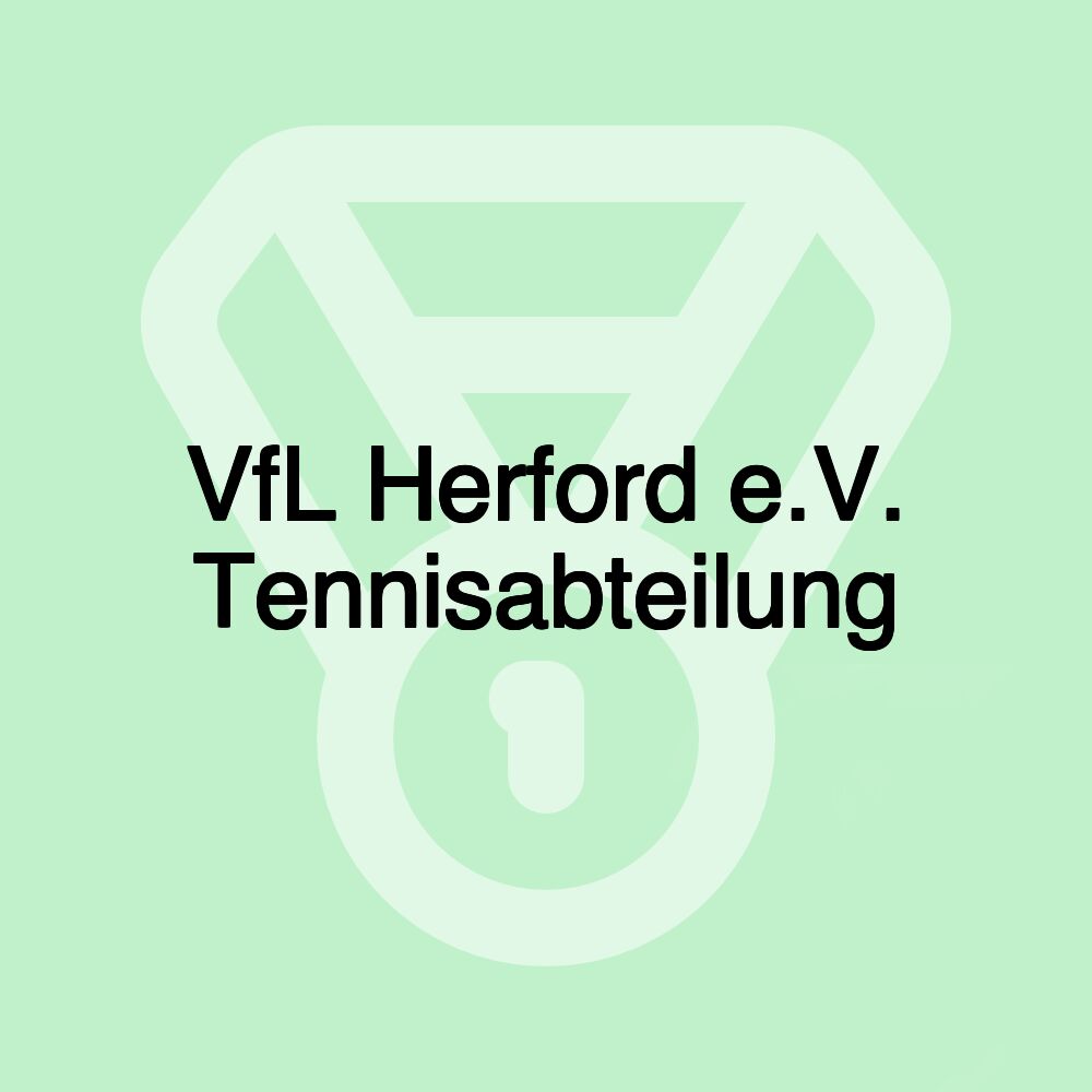 VfL Herford e.V. Tennisabteilung