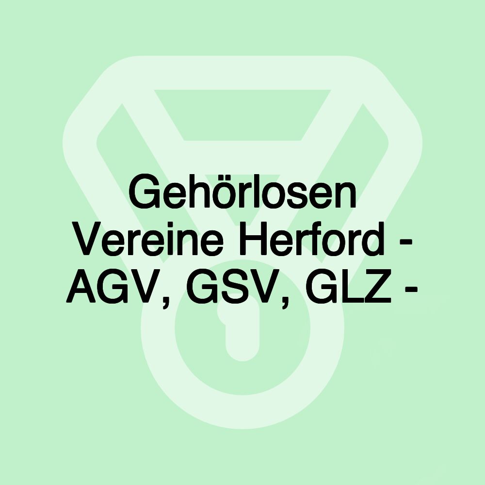 Gehörlosen Vereine Herford - AGV, GSV, GLZ -