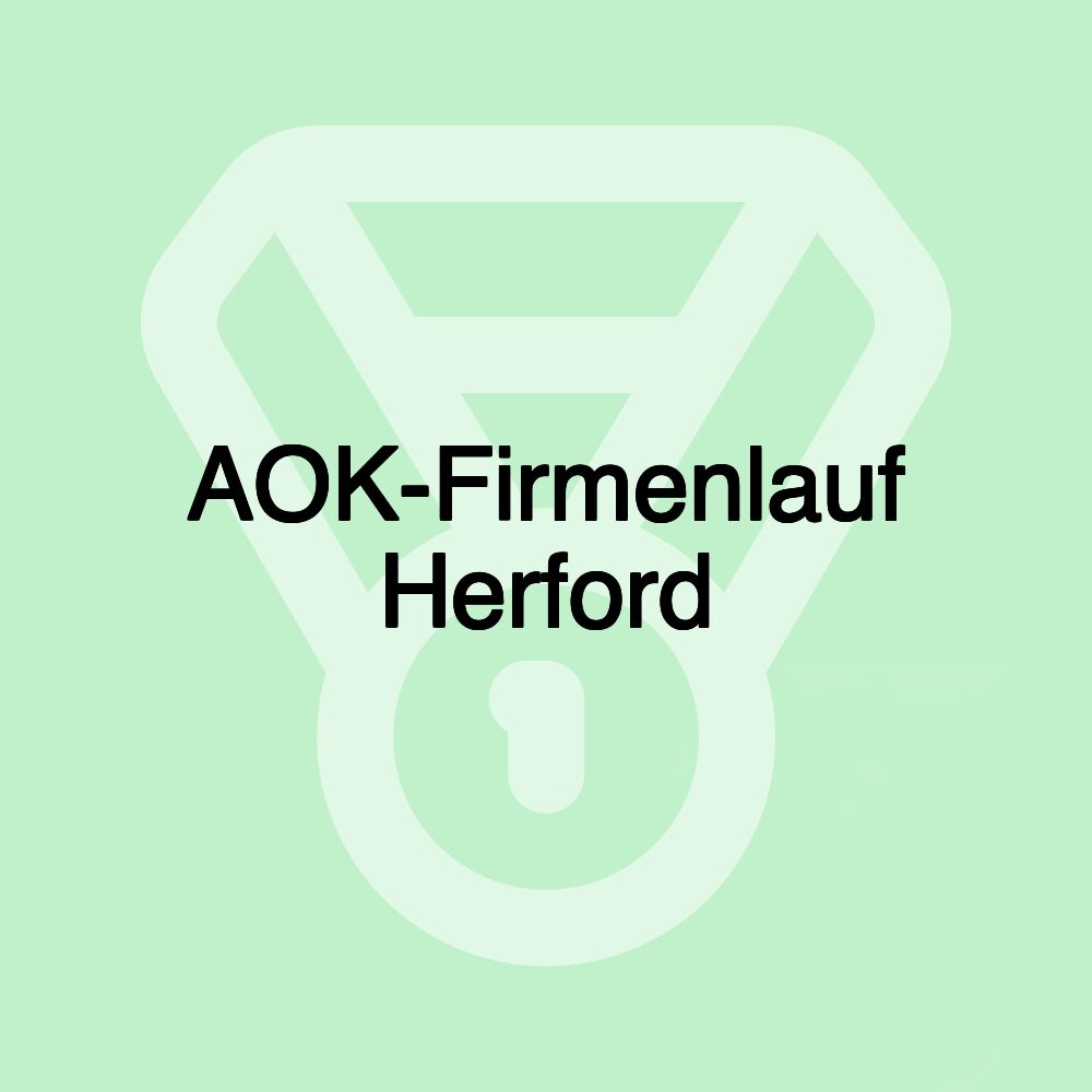 AOK-Firmenlauf Herford