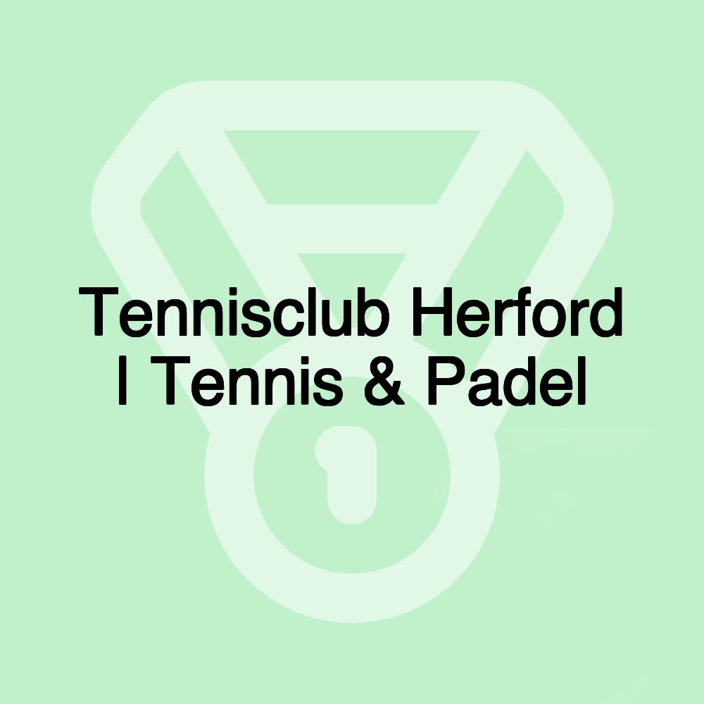 Tennisclub Herford | Tennis & Padel