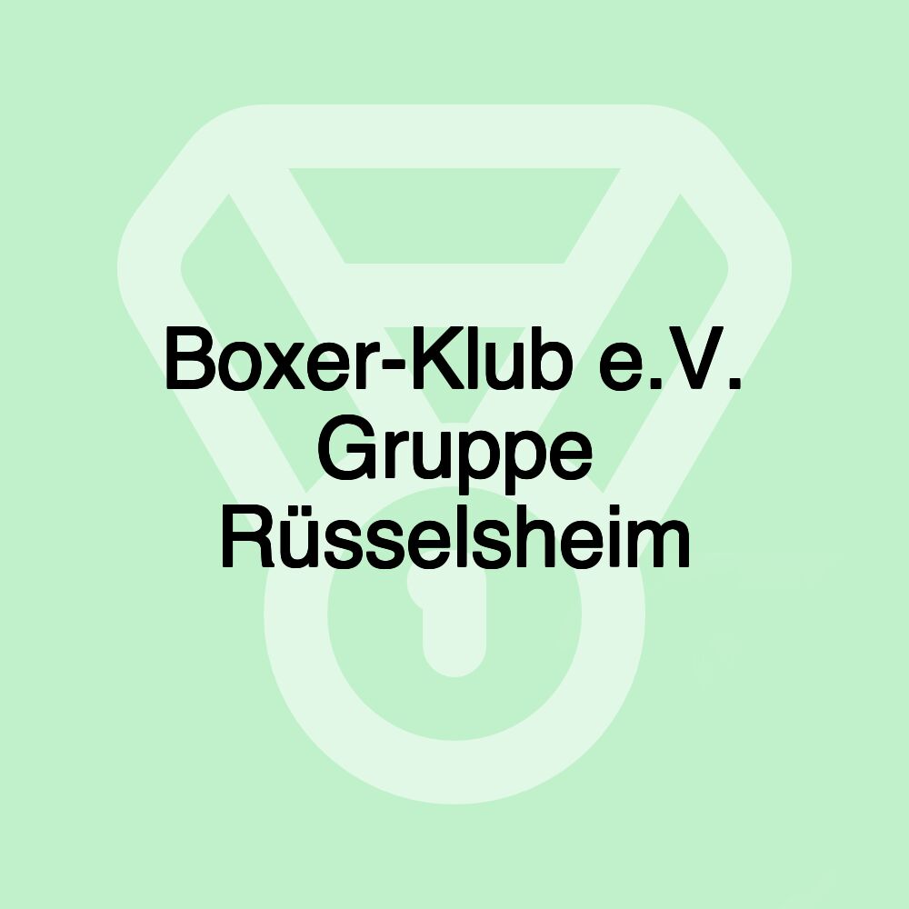 Boxer-Klub e.V. Gruppe Rüsselsheim