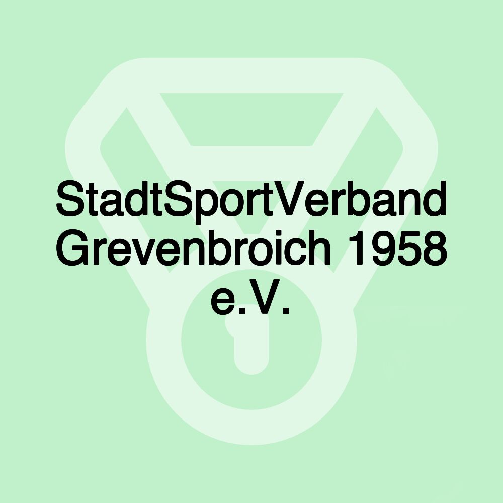 StadtSportVerband Grevenbroich 1958 e.V.