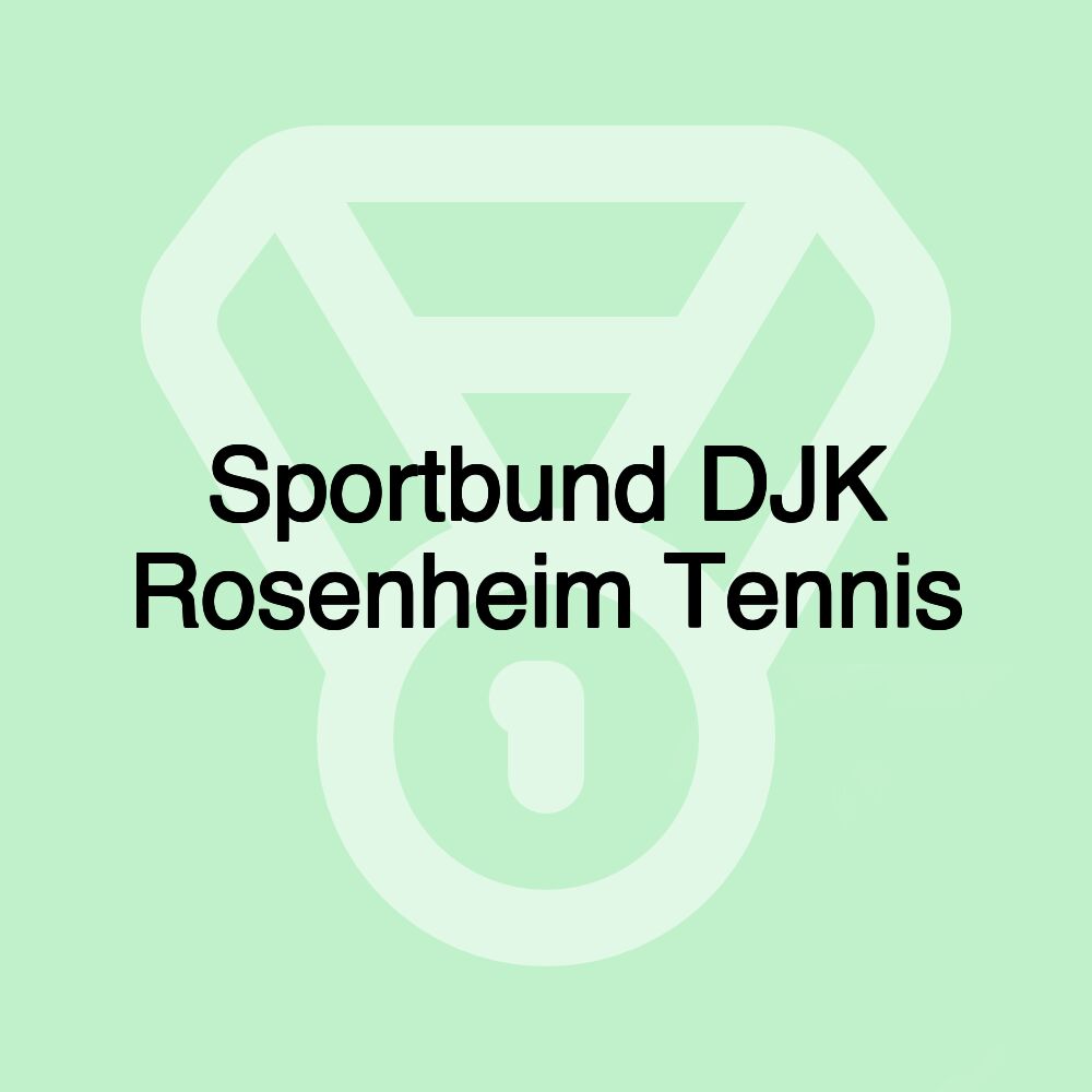 Sportbund DJK Rosenheim Tennis