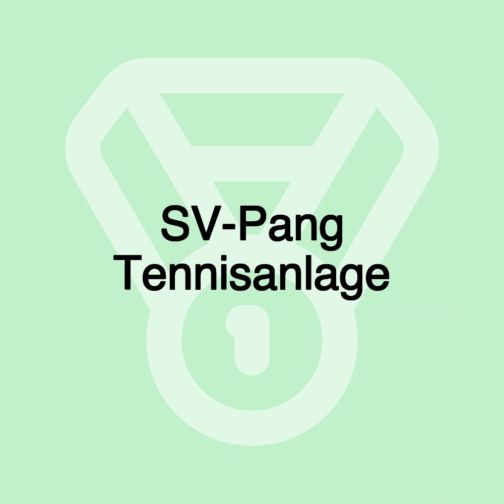 SV-Pang Tennisanlage