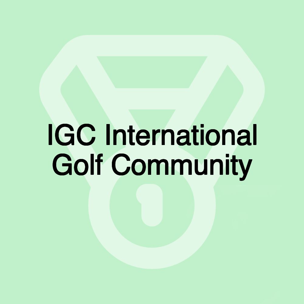 IGC International Golf Community