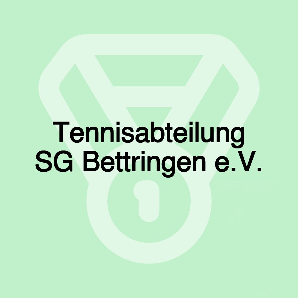 Tennisabteilung SG Bettringen e.V.