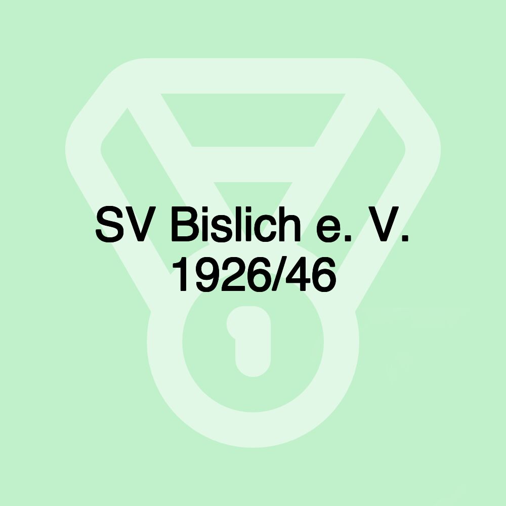 SV Bislich e. V. 1926/46