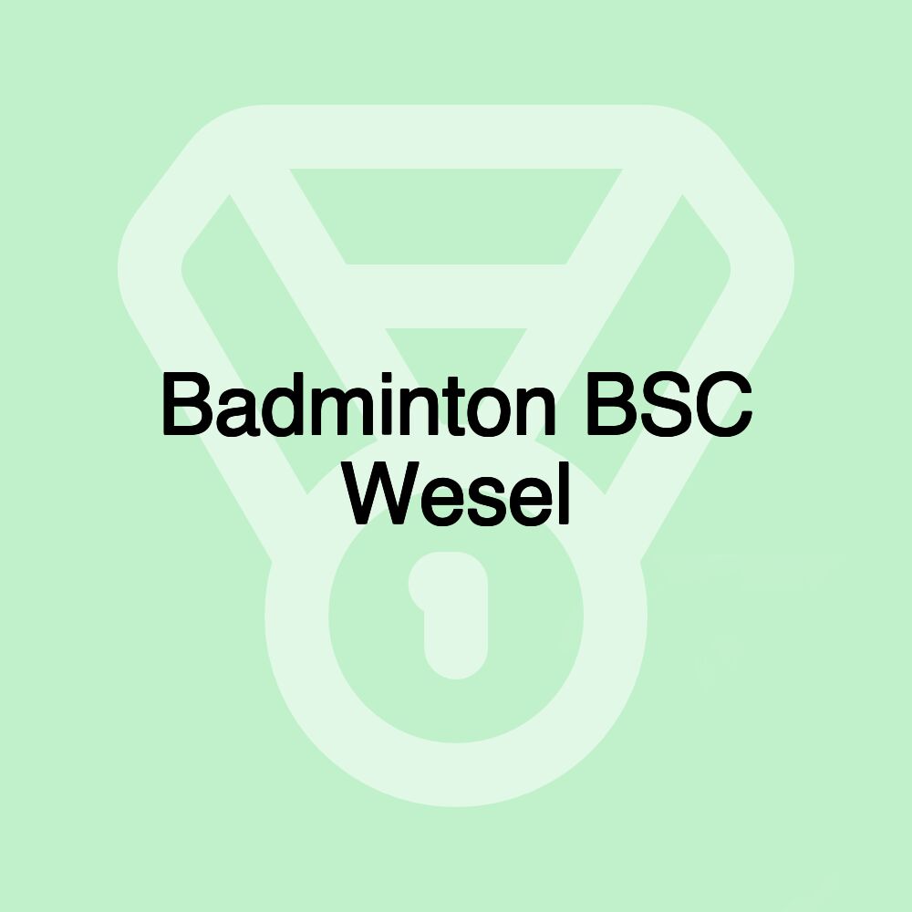 Badminton BSC Wesel