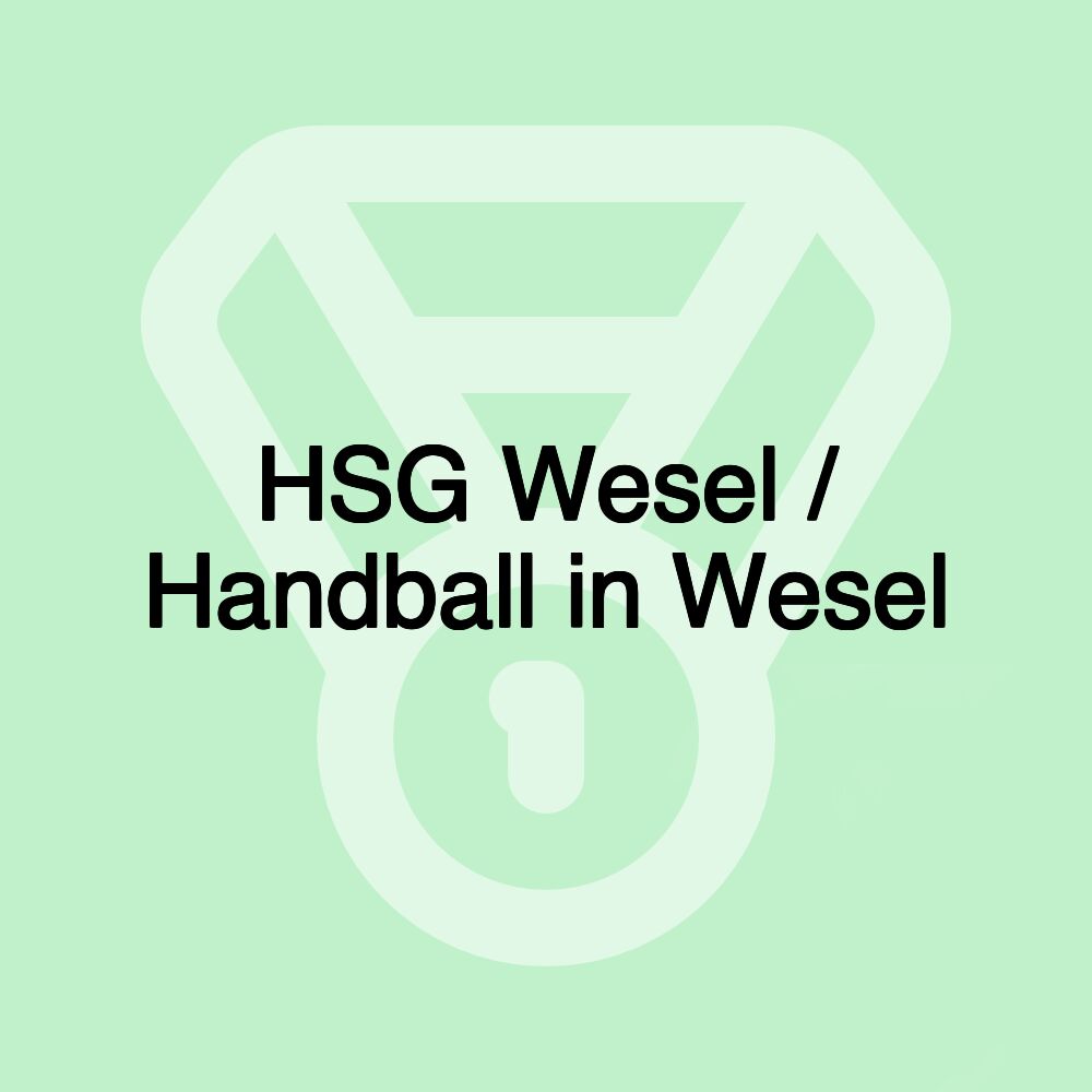 HSG Wesel / Handball in Wesel