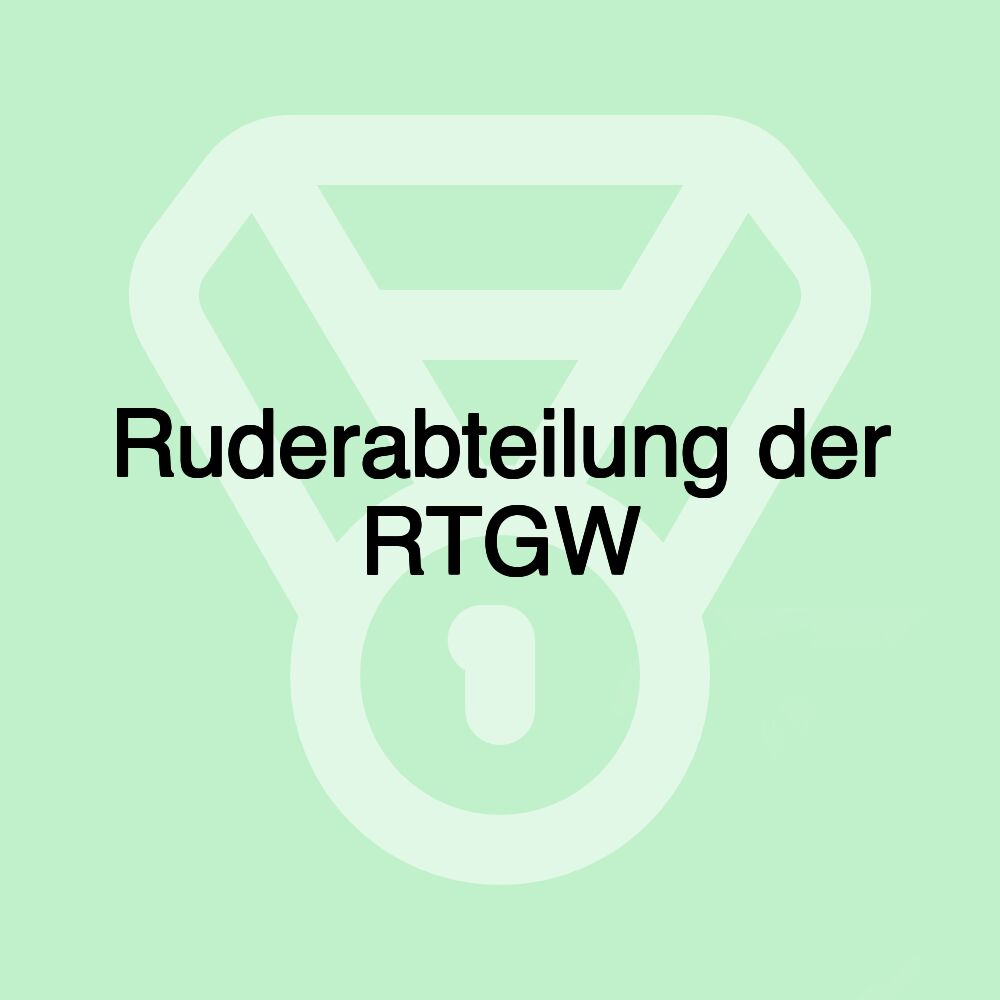 Ruderabteilung der RTGW