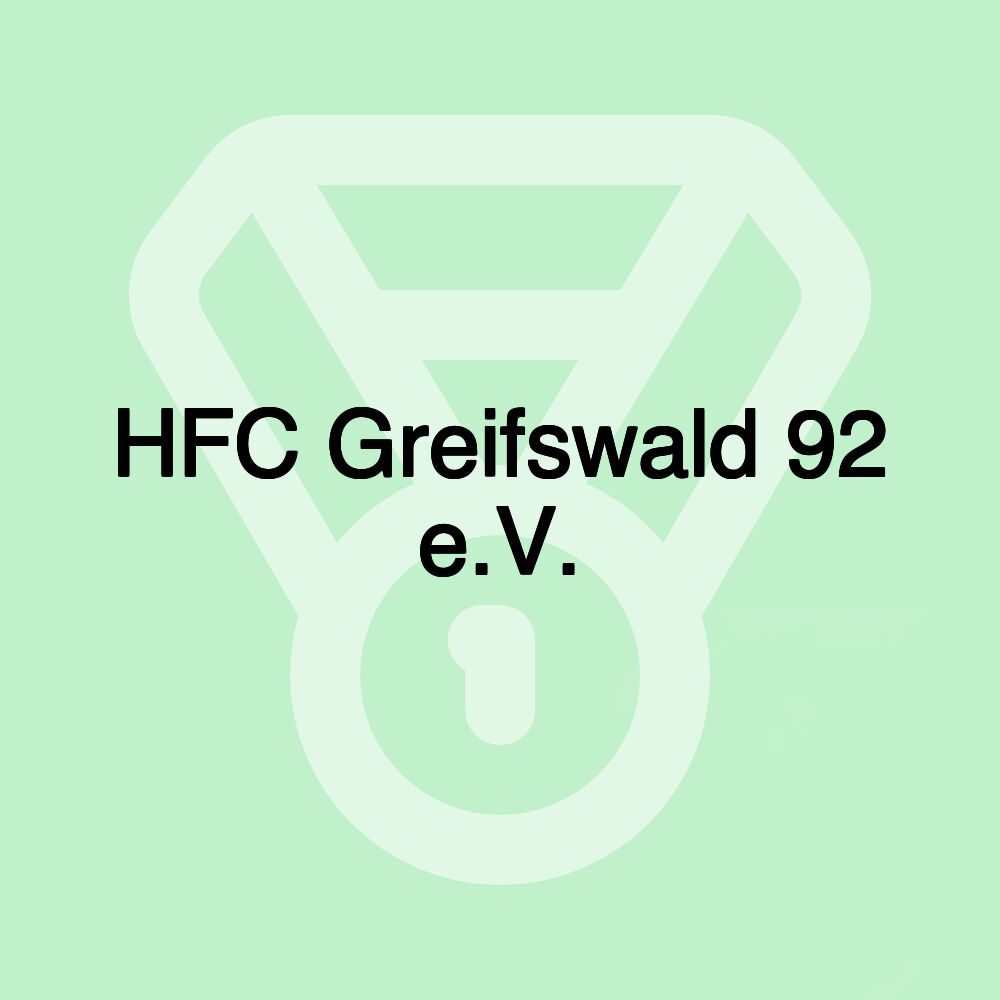 HFC Greifswald 92 e.V.