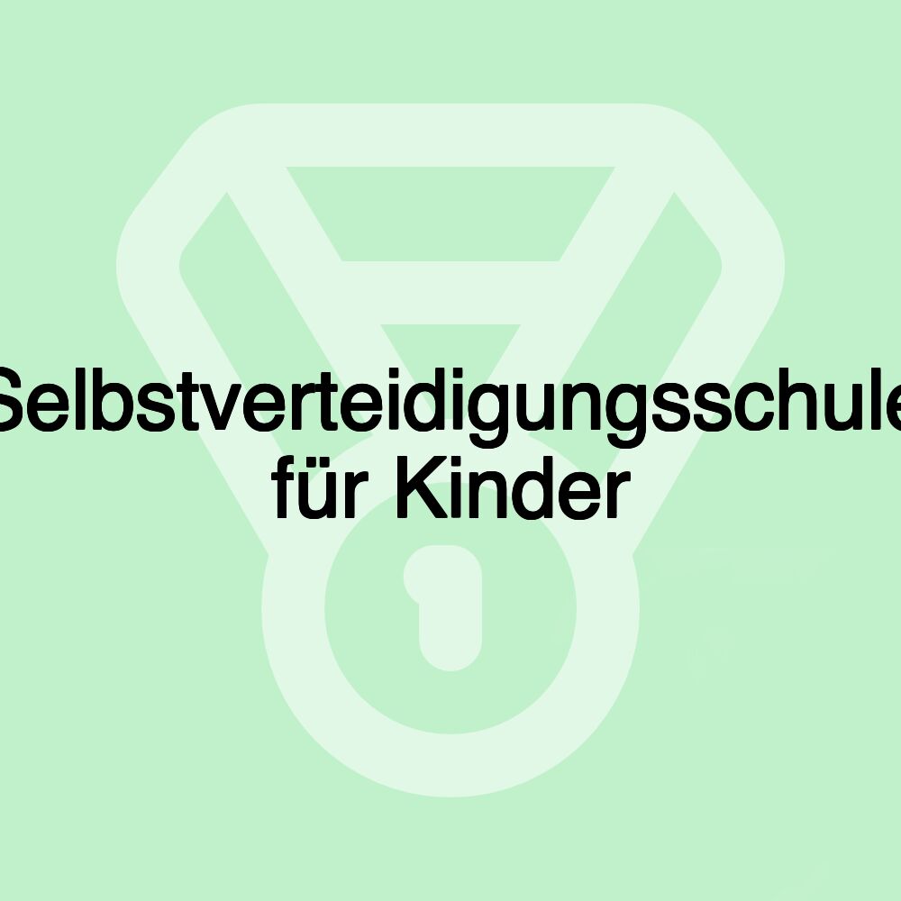 Selbstverteidigungsschule für Kinder