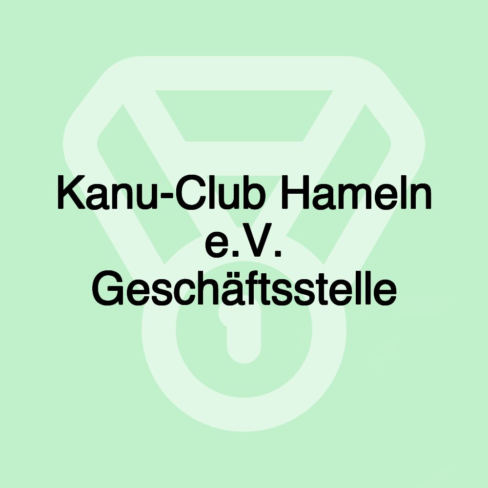 Kanu-Club Hameln e.V. Geschäftsstelle