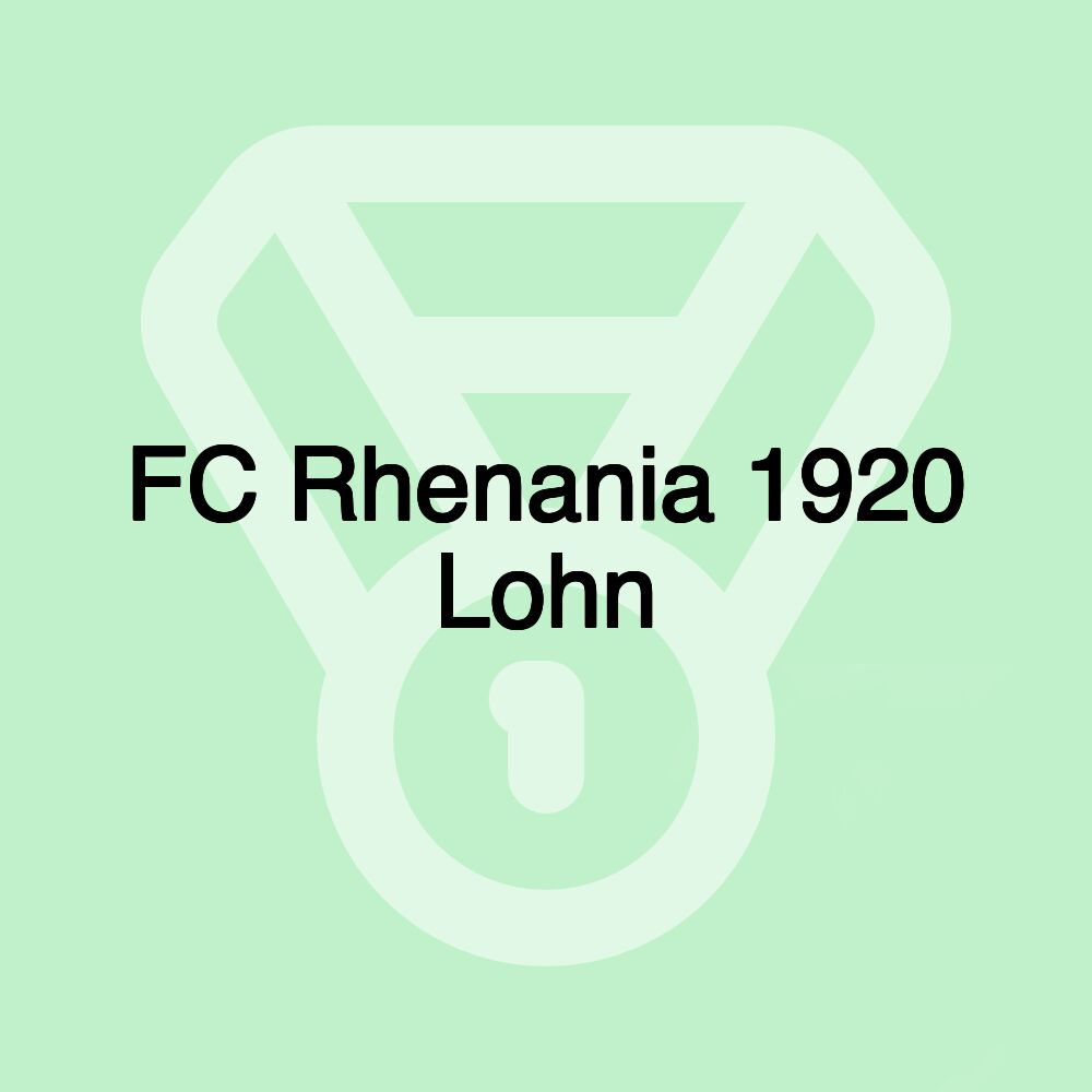 FC Rhenania 1920 Lohn