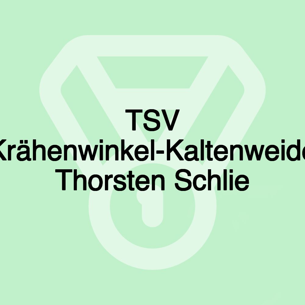 TSV Krähenwinkel-Kaltenweide Thorsten Schlie