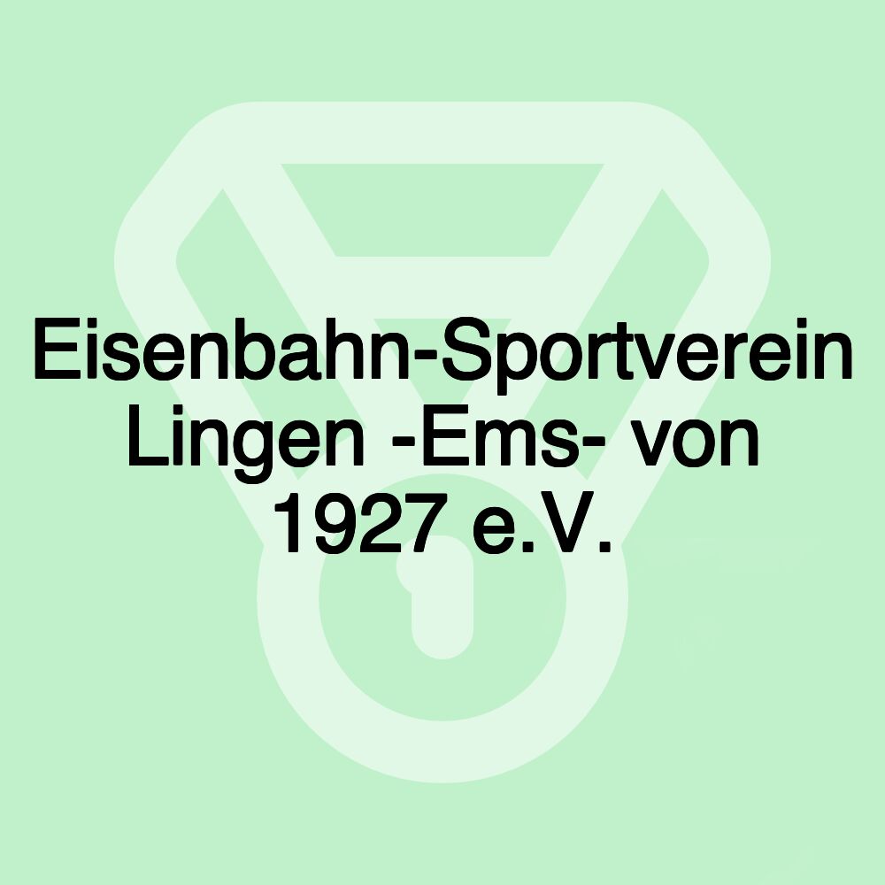 Eisenbahn-Sportverein Lingen -Ems- von 1927 e.V.