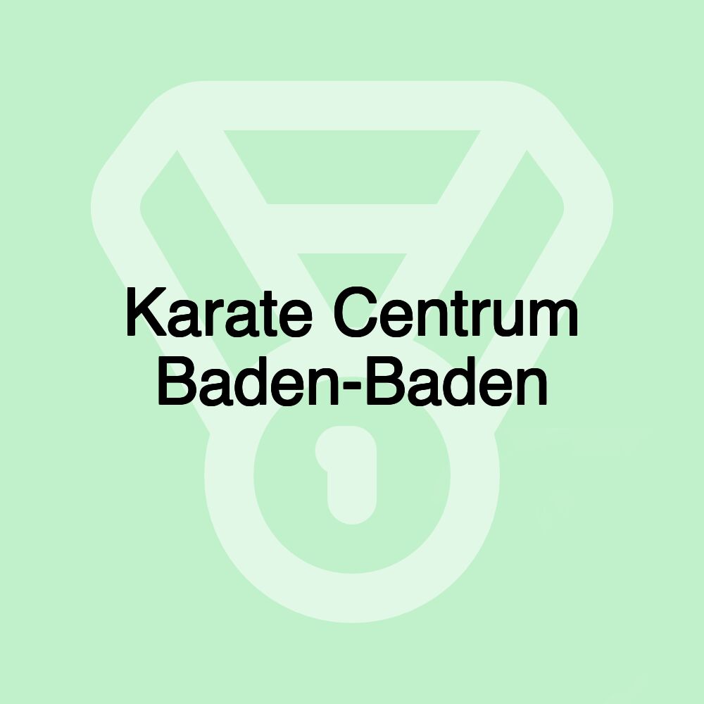 Karate Centrum Baden-Baden