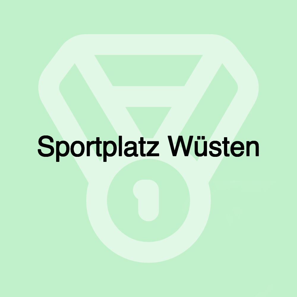 Sportplatz Wüsten