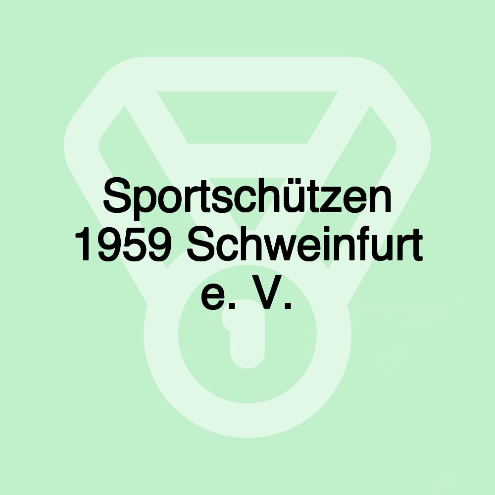 Sportschützen 1959 Schweinfurt e. V.