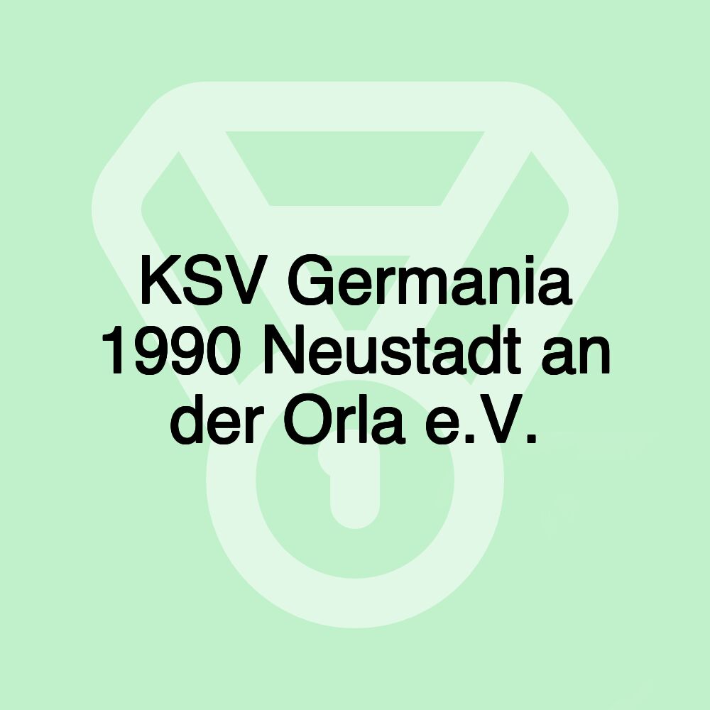 KSV Germania 1990 Neustadt an der Orla e.V.