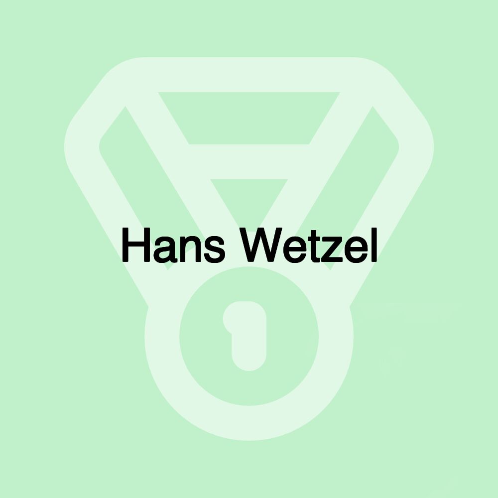 Hans Wetzel